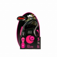 LANYARD FLEXI NEW NEON ružová páska S do 15 kg LANYARD FLEXI NEW NEON ružová páska S do 15 kg