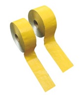 Reflexná žltá hliníková cestná páska, 12 cm