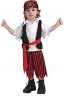 Oblečenie Kostým Prevlek PIRÁTSKA Pirátska maškarná párty Karneval 3-4 roky Oblečenie Kostým Prevlek PIRÁTSKA Pirátska maškarná párty Karneval 3-4 roky