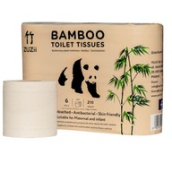 Bambusový toaletný papier 6 roliek Bambusový toaletný papier 6 roliek