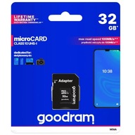 ORIGINÁLNA pamäťová karta GOODRAM 32 GB Micro SD
