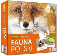 ADAMIGO Memory Fauna Polski 80 Tabuľky