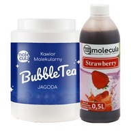 Sada Family Pack Bubble Tea čučoriedkový jahodový sirup