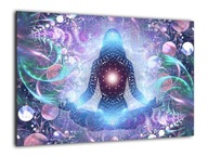 Magnetická sklenená tabuľa YOGA ZEN LOTOS 90x60cm