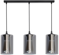 Sklenené trubice stropných svietidiel Chrome LED Loft Sklenené trubice stropných svietidiel Chrome LED Loft