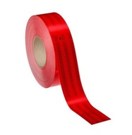 Červená 50 mm reflexná páska Diamond Grade 3M