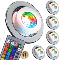 5x HALOGÉN GU10 STROPNÝ RÁM RGB DIAĽK 5x HALOGÉN GU10 STROPNÝ RÁM RGB DIAĽK