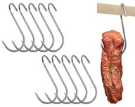 S-413-B Krútené udiarenské háky na údenie údenín, slaniny, rebier, šunky S-413-B Krútené udiarenské háky na údenie údenín, slaniny, rebier, šunky