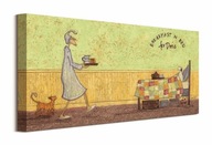 Sam Toft Ernest Obraz Raňajky pre Doris 60x30 cm Sam Toft Ernest Obraz Raňajky pre Doris 60x30 cm