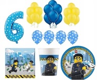 Sada 6 narodeninových dekorácií LEGO City