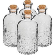 Sada fliaš so zátkami, 240 ml - 4 ks. Sada fliaš so zátkami, 240 ml - 4 ks.