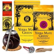 Yerba Mate set 500g Yerbera tekvica bombilla