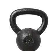 TRAINING KETTLEBELL Black 8kg HMS Solid TRAINING KETTLEBELL Black 8kg HMS Solid
