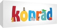 TANIER S MENOM KONRAD NA DETSKÚ DEKORÁCIU TANIER S MENOM KONRAD NA DETSKÚ DEKORÁCIU