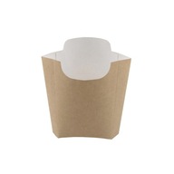 Kraft papierový obal na hranolky, 200g, 500 ks Kraft papierový obal na hranolky, 200g, 500 ks
