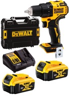 Skrutkovač 18V 65Nm 2x5Ah BL DeWALT DCD708P2T TSTAK