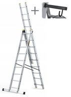 Profesionálny hliníkový rebrík 3x9 / NA SCHODY