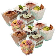 12x Poháre dezerty občerstvenie pana cotta tiramisu 12x Poháre dezerty občerstvenie pana cotta tiramisu