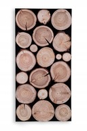 Dekoračný panel 76x38x3 Plátky smrekovca 1 ks Dekoračný panel 76x38x3 Plátky smrekovca 1 ks