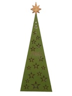 Drevená LED dekorácia na vianočný stromček