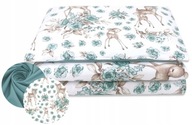 MimiNu obliečky na vankúše 2ks 120x90 Sweet Deer Mint MimiNu obliečky na vankúše 2ks 120x90 Sweet Deer Mint