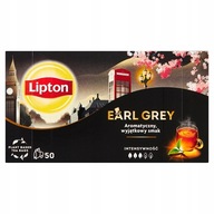 Čierny čaj Lipton Earl Grey 50 vrecúšok