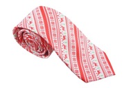 Pánska kravata s VIANOČNÝM SOBOM ako DARČEK na Vianoce a Štedrý večer