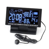 Auto Voltmeter 12V 24V Watch Alarm