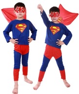 SUPERMAN Kostýmová maska s maskou 122 cm M SUPERMAN Kostýmová maska s maskou 122 cm M
