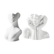 2ks keramická váza Human Body Face N 2ks keramická váza Human Body Face N