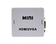 Konvertor HDMI na VGA + audio a video