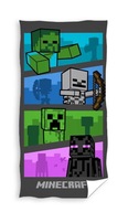 Plážová osuška 70x140 MINECRAFT pre fanúšikov hry Plážová osuška 70x140 MINECRAFT pre fanúšikov hry