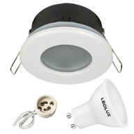 Hermetické svietidlo D-06 WHITE IP44 + LED GU10 10W Hermetické svietidlo D-06 WHITE IP44 + LED GU10 10W
