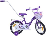 14 palcový bicykel TWINKLE GIRLY Butterflies VIOLET