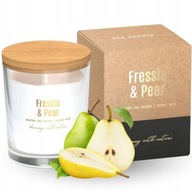 Sviečka s vôňou hruška Natural Soy Freesia 40H Eco Bispol Candle Sviečka s vôňou hruška Natural Soy Freesia 40H Eco Bispol Candle
