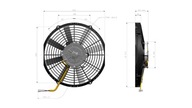 280mm 24V axiálny sací ventilátor - 90050493