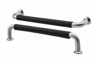 IKEA BJARRED Rukoväť z nehrdzavejúcej ocele čierna koža 175 mm IKEA BJARRED Rukoväť z nehrdzavejúcej ocele čierna koža 175 mm