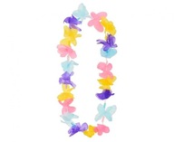 Havajský náhrdelník Motýle, farebný