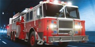 Bavlnený uterák 70x140 Turbo Firetruck vozidlo Bavlnený uterák 70x140 Turbo Firetruck vozidlo