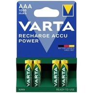 Batérie 8x 1000mAh AAA R3 Ni-Mh Varta