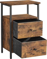 Nočný stolík, rustikálny príručný stolík, 60 cm