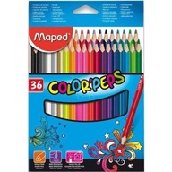 Maped Color'Peps Star Crayons 36 farieb