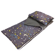 Spací vak pre predškolákov Galaxy Graphite 140x75 Spací vak pre predškolákov Galaxy Graphite 140x75