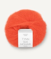Oranžová priadza Tynn Silk Mohari Sandnes Garn 3818 Oranžová priadza Tynn Silk Mohari Sandnes Garn 3818