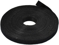 Páska na organizovanie káblov, pásik na suchý zips, 13 mm, 10 m, čierna Páska na organizovanie káblov, pásik na suchý zips, 13 mm, 10 m, čierna