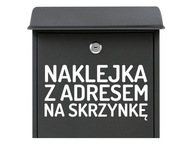 Nálepka na poštovú schránku ADRESA ČÍSLO DOMU ULICA Čís Nálepka na poštovú schránku ADRESA ČÍSLO DOMU ULICA Čís