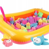 Kinetic Sand 3KG Sandbox Pool Forms Set XXL Super Plastic Kinetic Sand 3KG Sandbox Pool Forms Set XXL Super Plastic