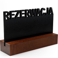 Čierna tabuľa REZERVÁCIA sada 4 kusov Čierna tabuľa REZERVÁCIA sada 4 kusov