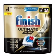 FINISH Ultimate Plus 25 FRESH kapsúl do umývačky riadu FINISH Ultimate Plus 25 FRESH kapsúl do umývačky riadu