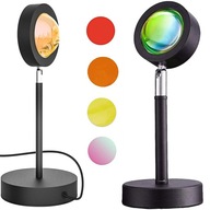 Lampa západ slnka, 5 farieb na výmenu LED lampa do USB projektora 27cm Lampa západ slnka, 5 farieb na výmenu LED lampa do USB projektora 27cm